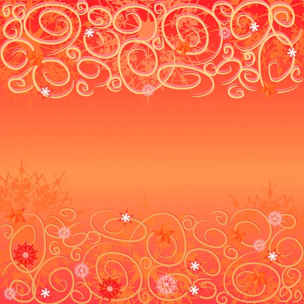 Fondo abstracto rojo naranja — Vector de stock