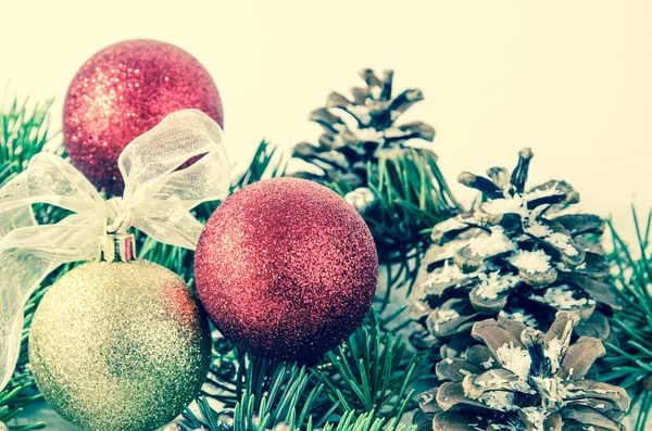 Bolas de Natal decoração — Fotografia de Stock