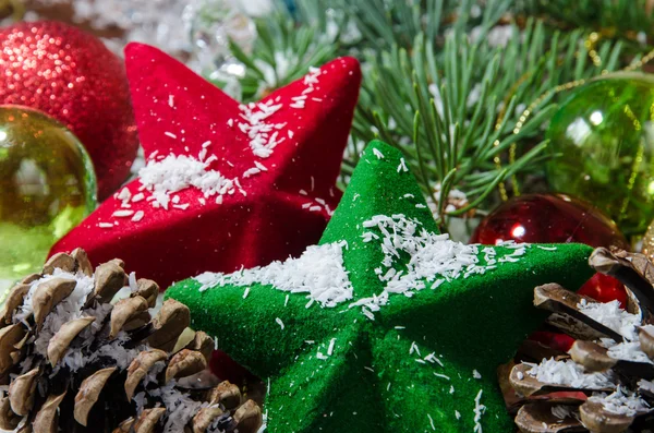 Christmas stars decoration — Stock Photo, Image