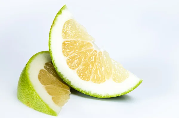 Scheibe grüne Grapefruit — Stockfoto