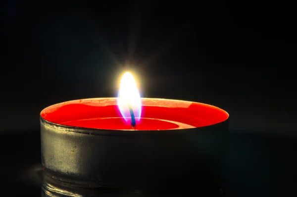 Burning candle — Stock Photo, Image