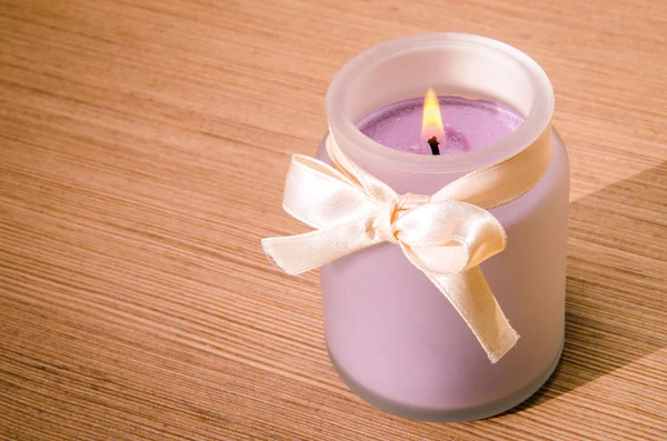 Burning candle — Stock Photo, Image