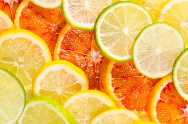 Citrus mix achtergrond — Stockfoto