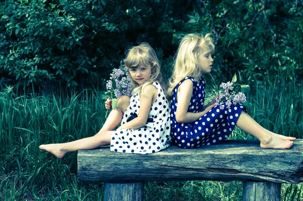 Meninas loiras bonitas — Fotografia de Stock