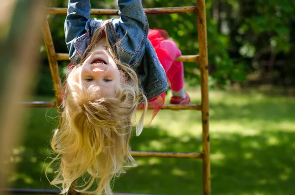 Girl with long hair — Stock Photo, Image