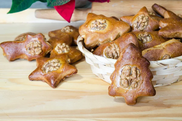 Christmas gingerbread cookies — Stock Photo, Image