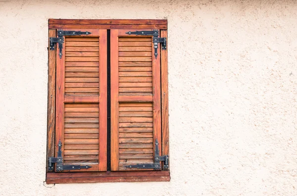 Closed rural window — Stock Photo, Image