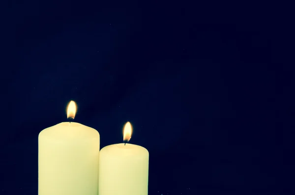 Candele accese — Foto Stock