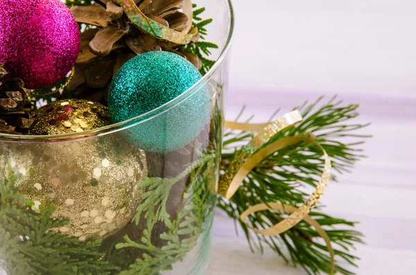 Christmas baubles — Stock Photo, Image