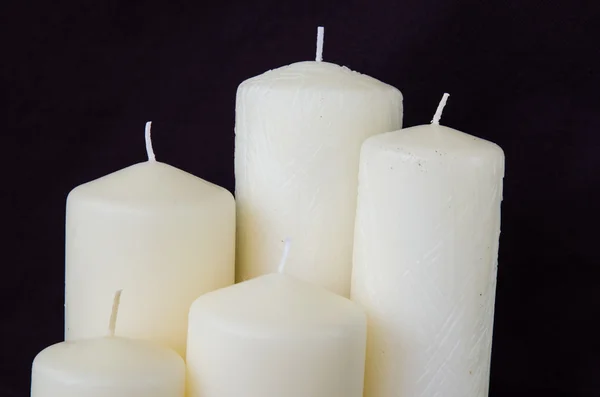 White candles — Stock Photo, Image