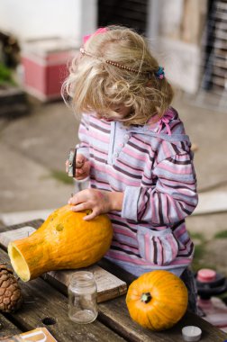 Cadılar Bayramı Balkabağı hazırlık