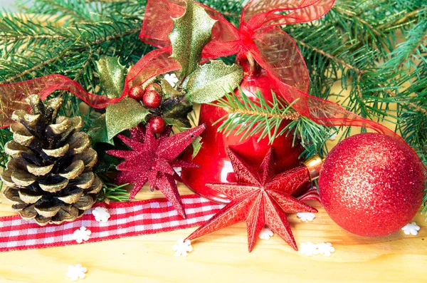 Red Christmas decoration — Stock Photo, Image