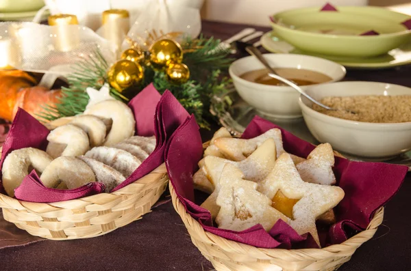 Christmas table — Stock Photo, Image