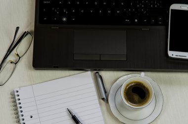 iş kavramı ofis masaları