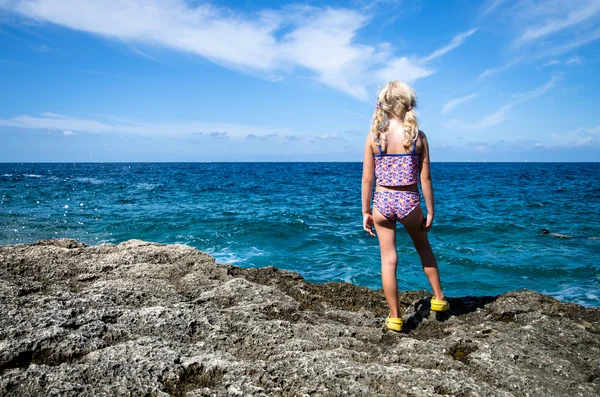 Ser att havet horisonten — Stockfoto