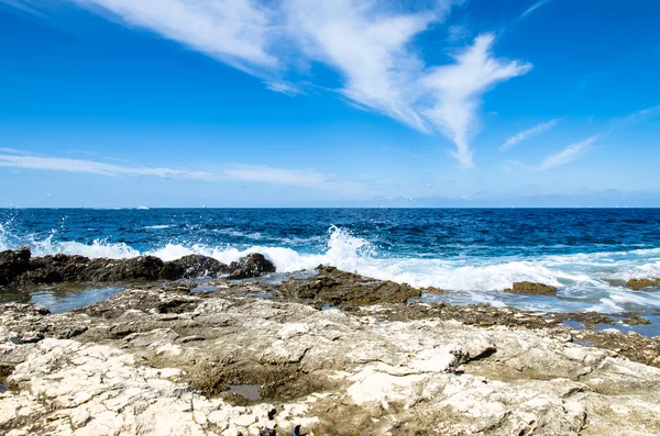 mavi okyanus ve gökyüzü