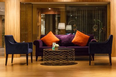 Bangkok, Tayland - 22 Ocak 2014: Hall Hotel, Bangkok, Tayland