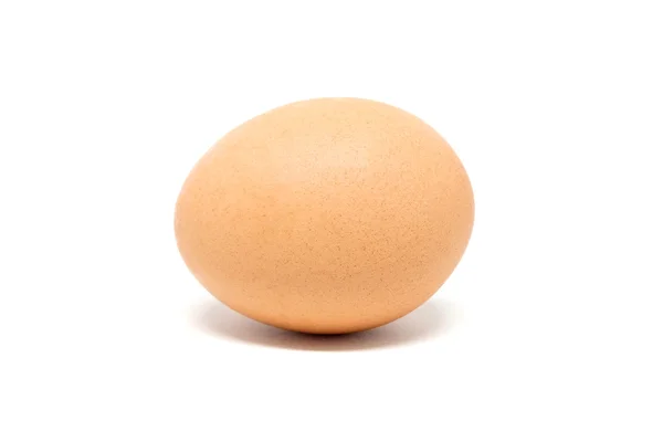 Egg on white background — Stock Photo, Image