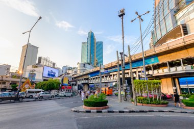 Akşam trafiğinde Bangkok