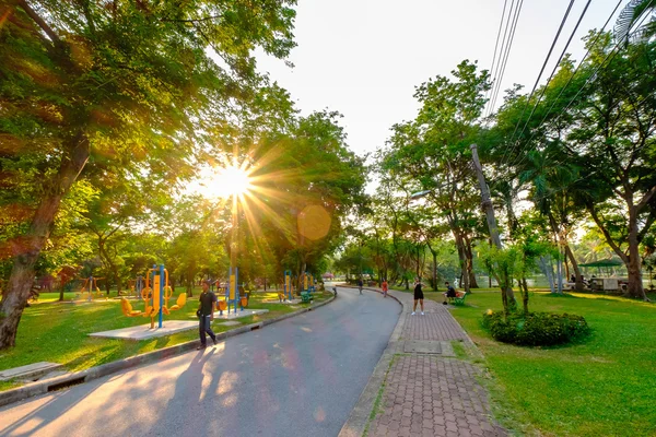 Part of Lumpini park in Bangkok — Stock Photo, Image
