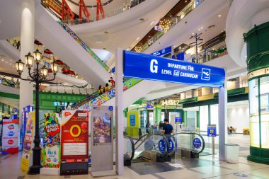 Nakhon Ratchasima, Tayland - 28 Kasım 2020: TERMINAL 21, Korat, TERMINAL 21, Nakhon Ratchasima