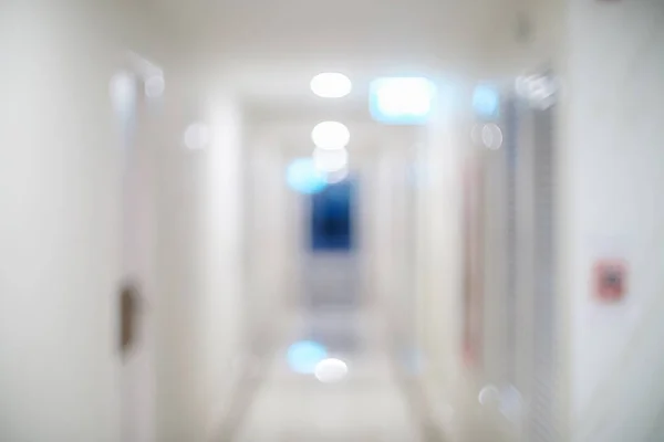 Abstract Blur Defocused Condo Corridor Interior Background — Stock Photo, Image