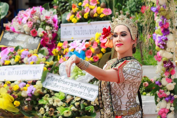 Thaise dansen begrafenis — Stockfoto