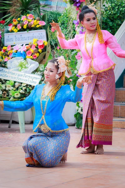 Thaise dansen begrafenis — Stockfoto