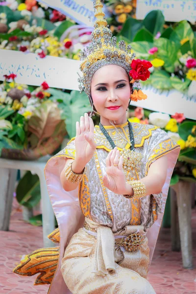 Thaise dansen begrafenis — Stockfoto