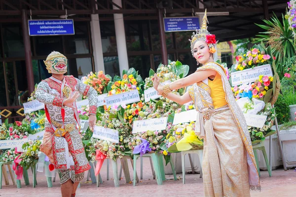 Тайська ритуальні танці — стокове фото