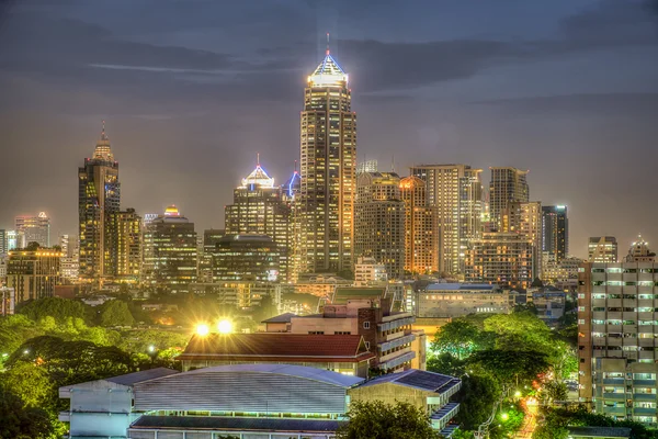 Bangkok gece cityscape