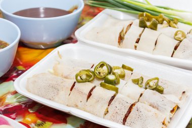 Çin böreğinin bir kısmı