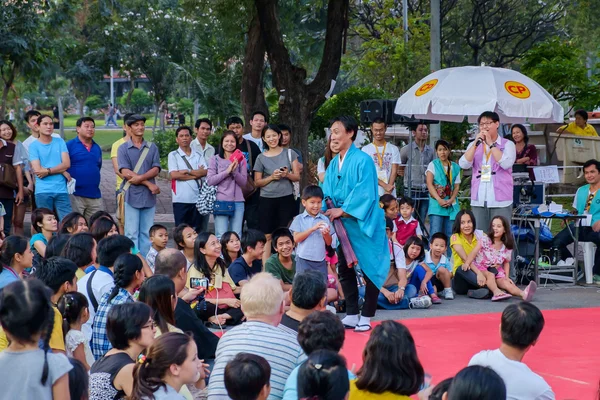 曼谷街头表演 — 图库照片