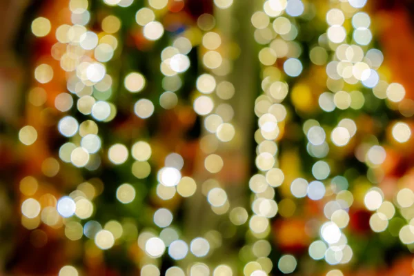 Bokeh di albero di luce di Natale — Foto Stock