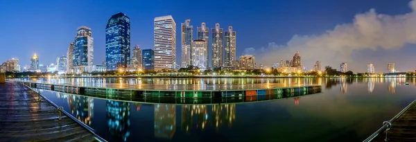 Cityscape gece Bangkok