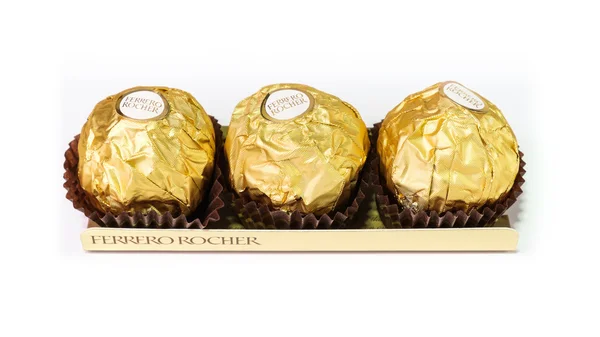 Ferrero Rocher çikolata — Stok fotoğraf