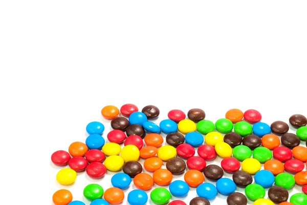 Pile of colorful chocolate candy — Stock Photo, Image