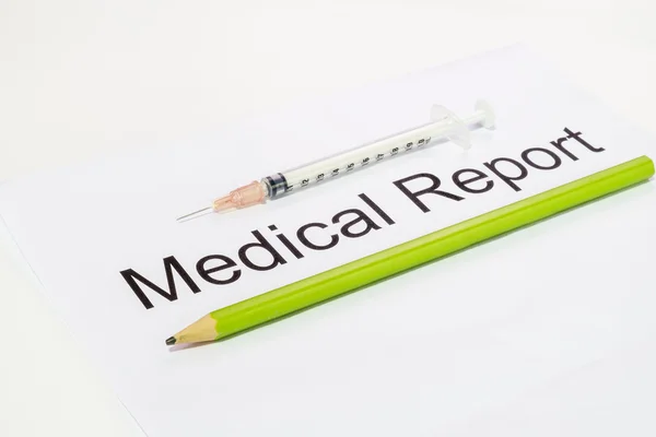 Medical report or Medical record — Stock Photo, Image