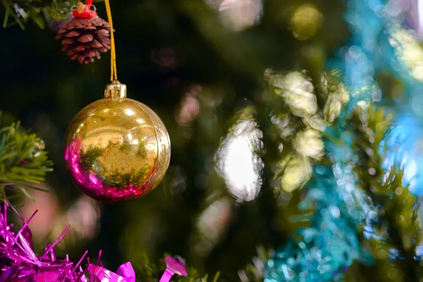 Decorato Natale, palla — Foto Stock