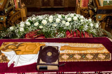 Rusya, Moskova, katedral, Paskalya 2014