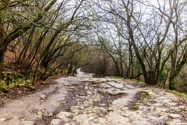 Crimea. Chufut-kale, Bakhchisarai, Assumption Monastery, April 2021