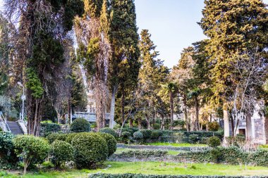 Crimea, greater Yalta, Mishor, Koreiz, health resort Dulber, April 2021