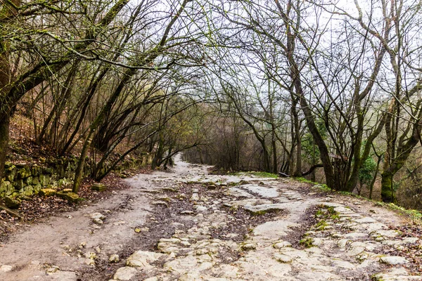Crimea. Chufut-kale, Bakhchisarai, Assumption Monastery, April 2021