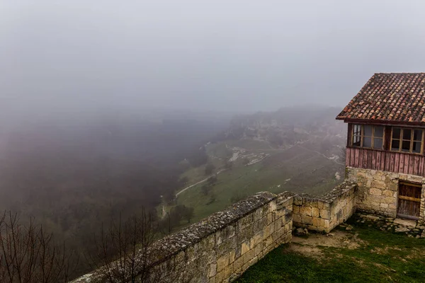 Crimea Chufut Kale Bakhchisarai Assumption Monastery April 2021 — Photo