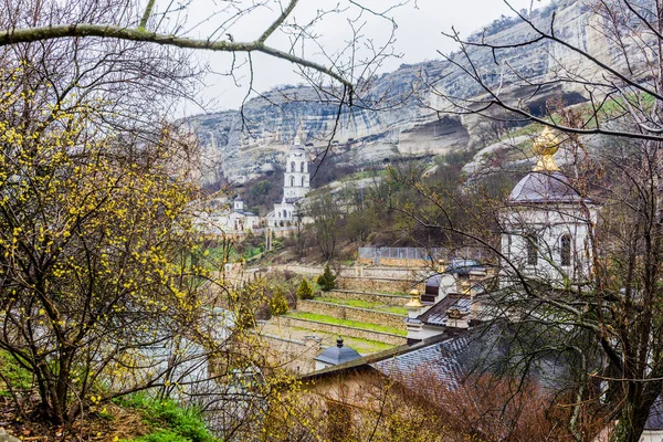 Crimea Chufut Kale Bakhchisarai Assumption Monastery April 2021 — Stock Photo, Image