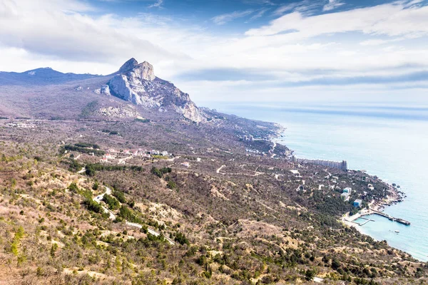 Crimea Greater Yalta Laspi April 2021 — ストック写真