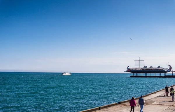 Crimea Greater Yalta South Coast April 2021 — Stockfoto