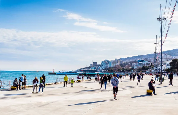 Crimea Greater Yalta South Coast April 2021 — Stok fotoğraf