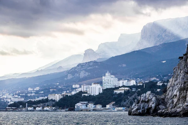 Crimea Greater Yalta South Coast April 2021 — Stockfoto