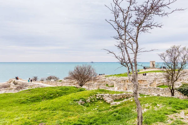 Crimea Sebastopol Chersonesos Abril 2021 — Foto de Stock